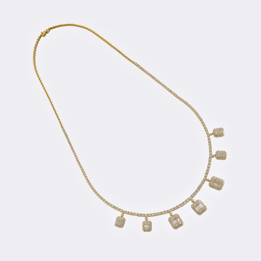 Diamond necklace 'Illusion' - image 2