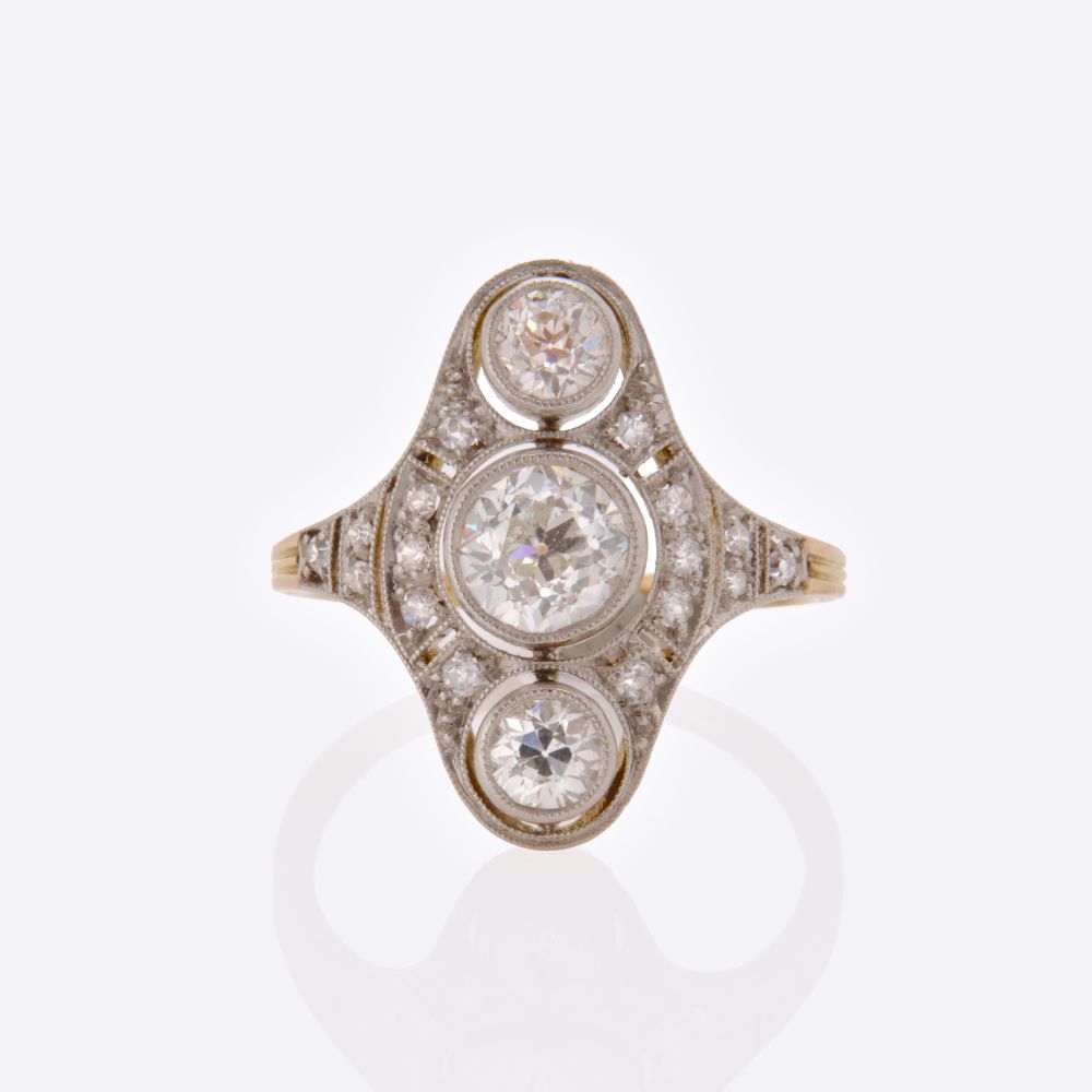 Art Nouveau Diamond Ring