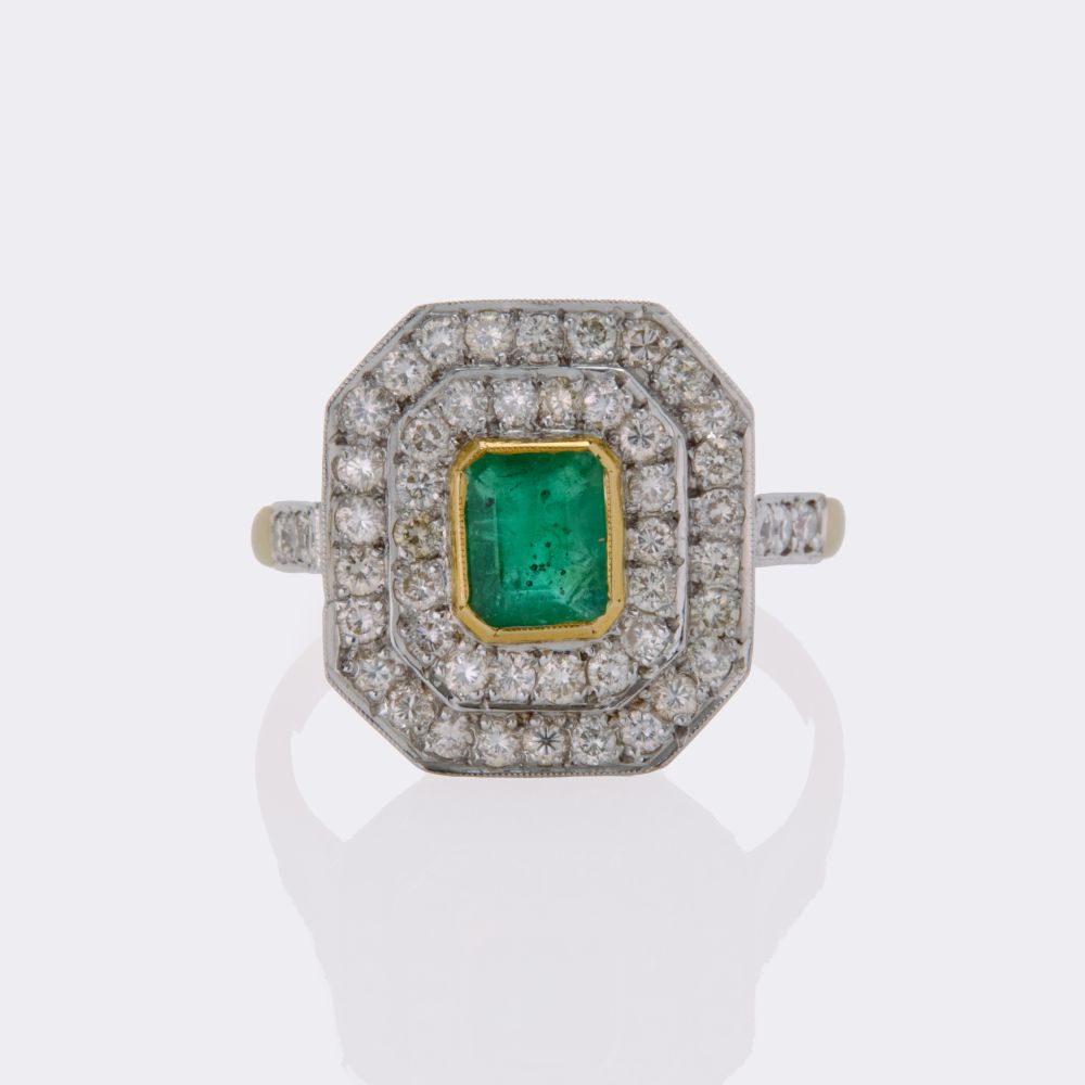 Emerald Diamond Ring