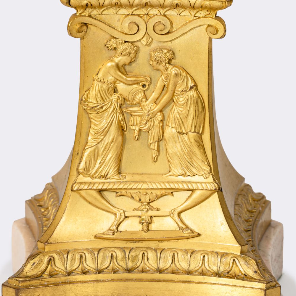 Pair of six-armed Louis-Philippe candelabra - image 2