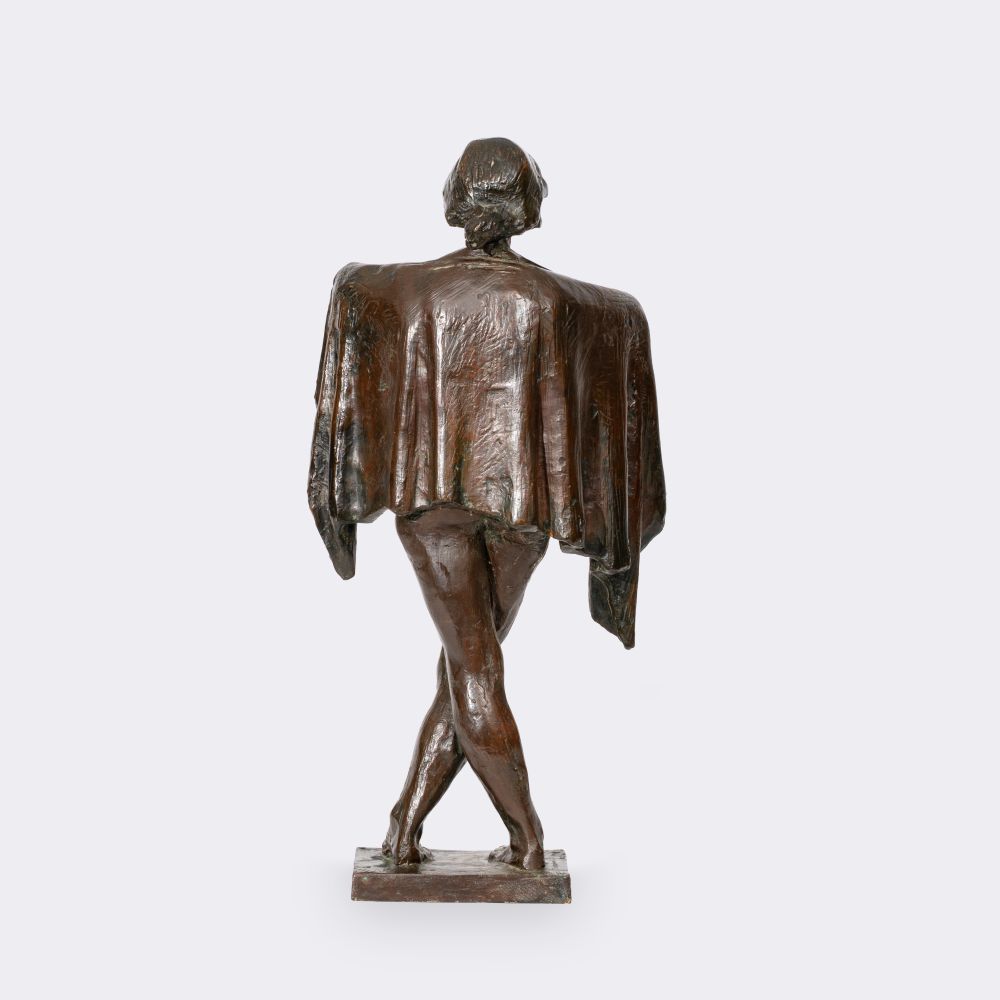 Standing female nude with cloth - image 2
