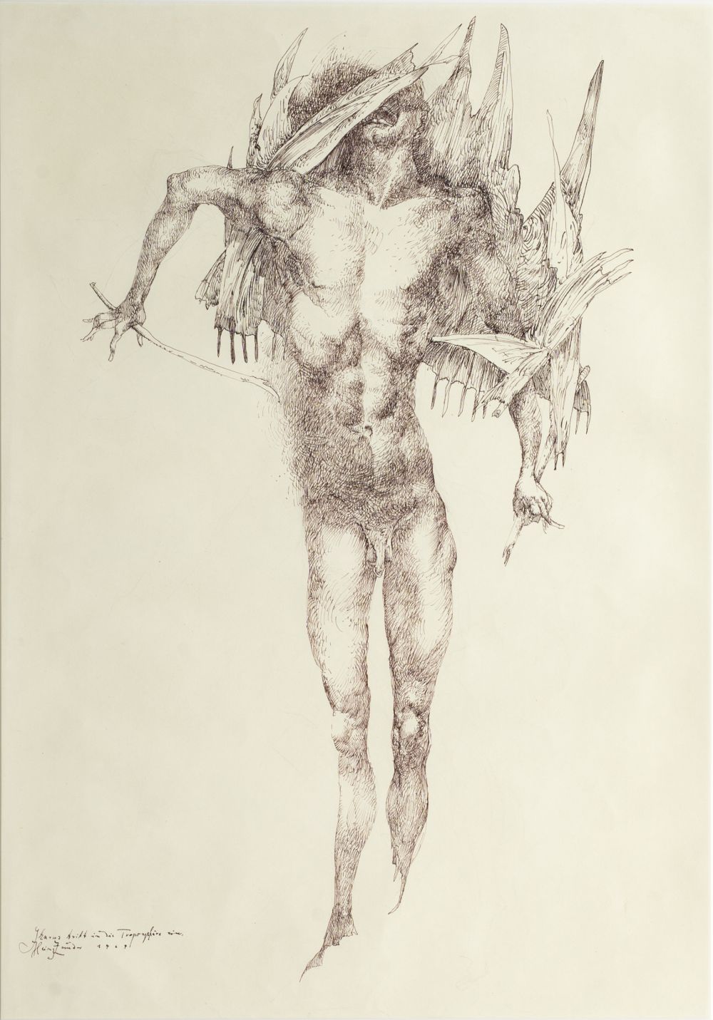 Heinz Zander - Ikarus entering the Troposphere