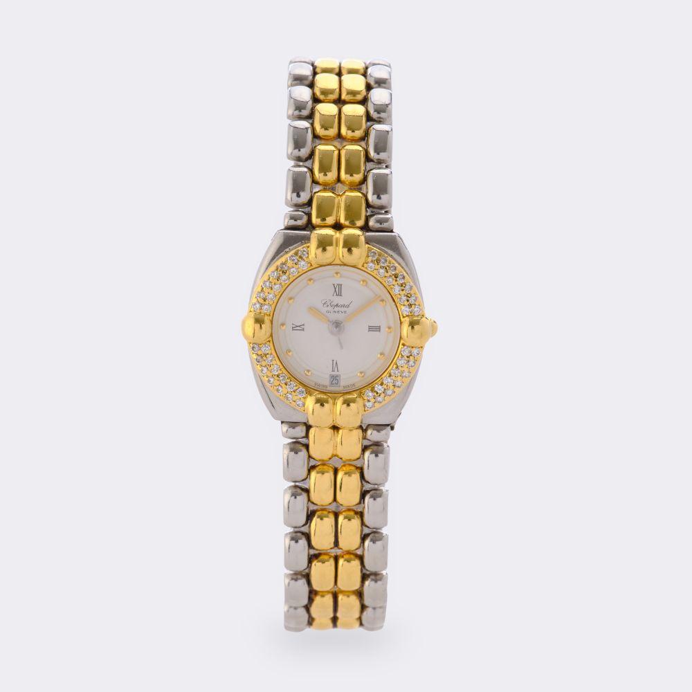  Chopard - Women's Wristwatch 'Gstaad' with Diamonds