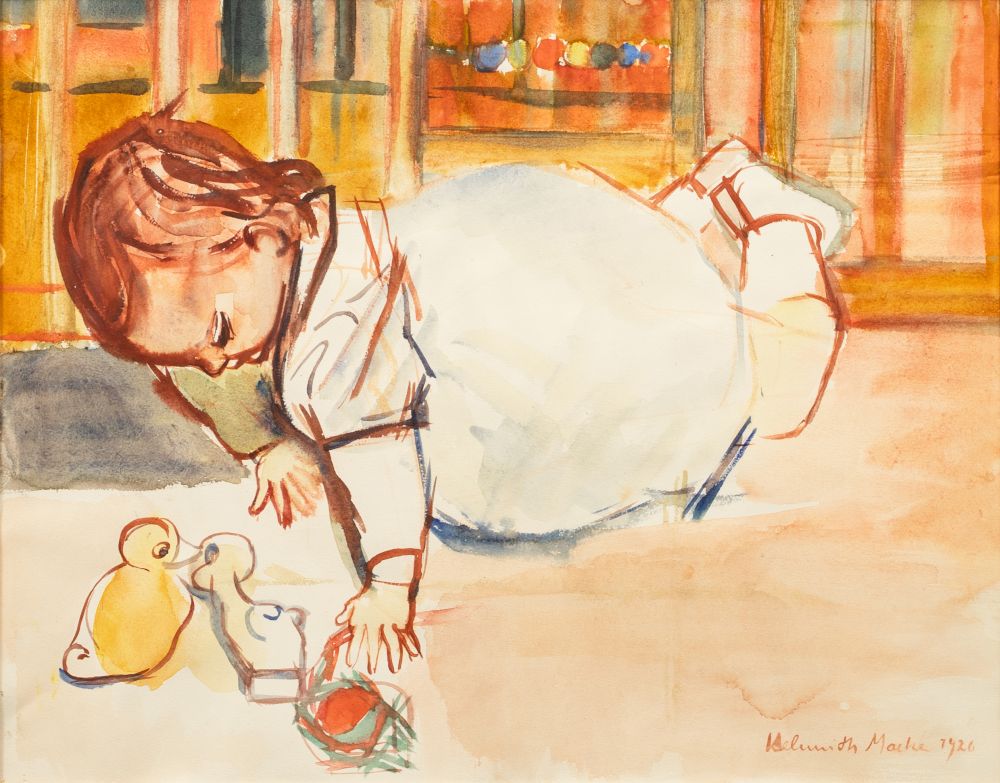 Helmuth Macke - Playing Child
