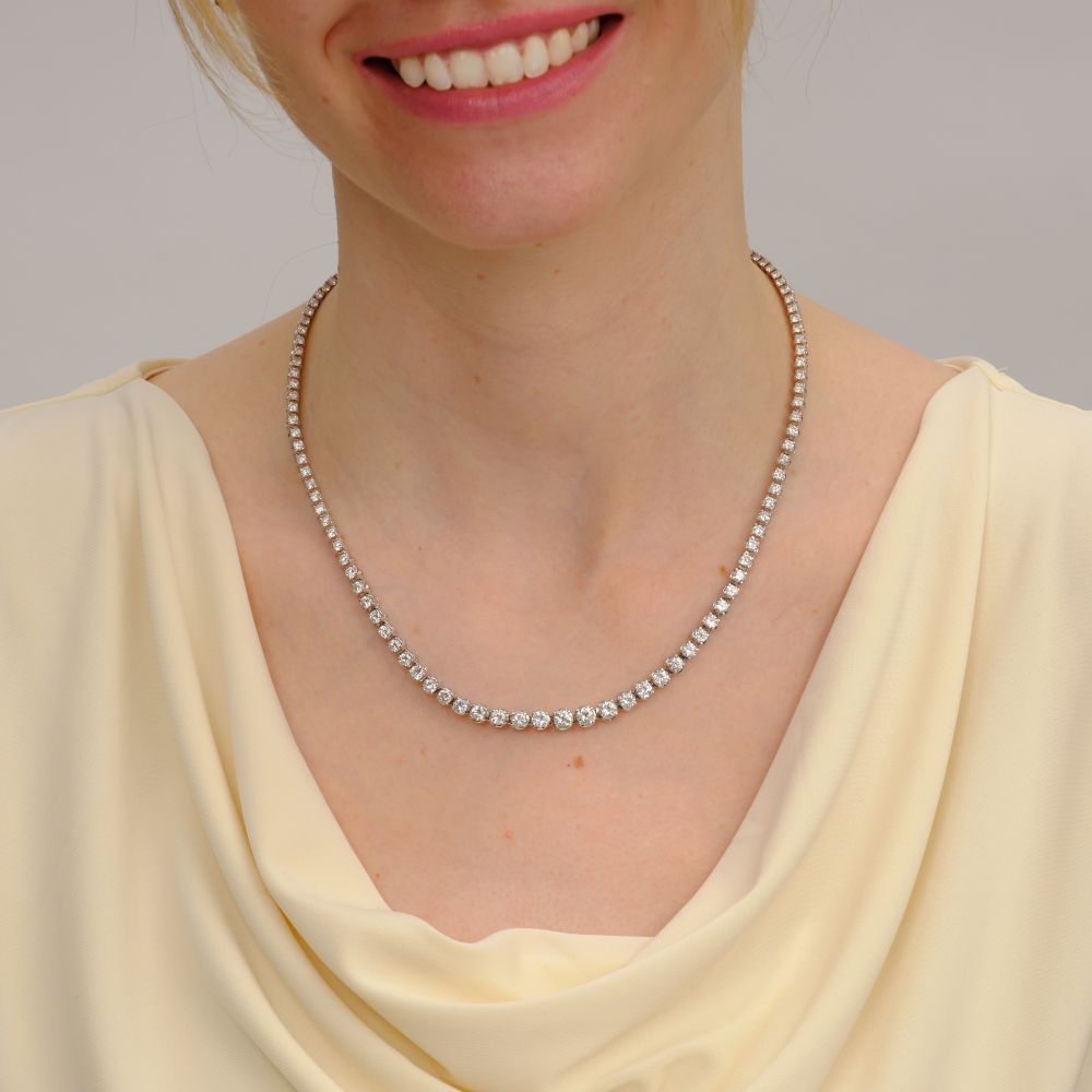 Rivière Diamond Necklace - image 4