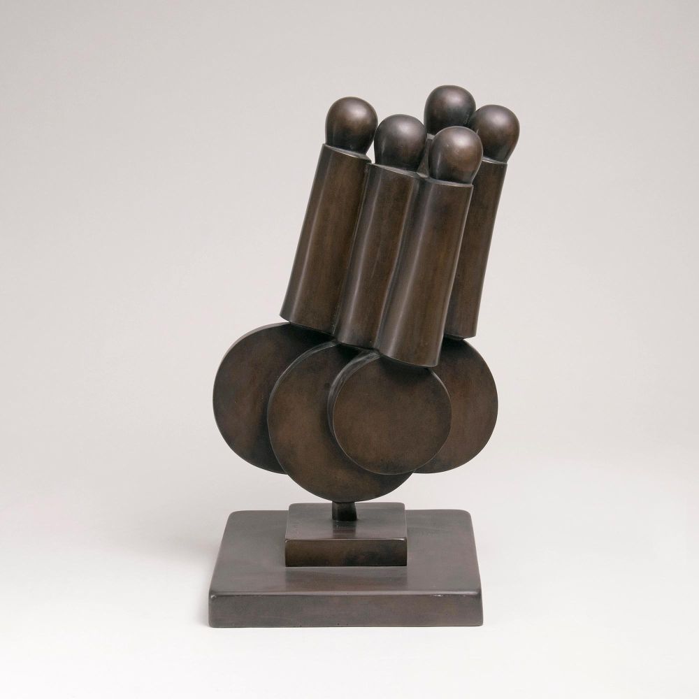 Georg Engst - Figure group 'Five unicyclists'