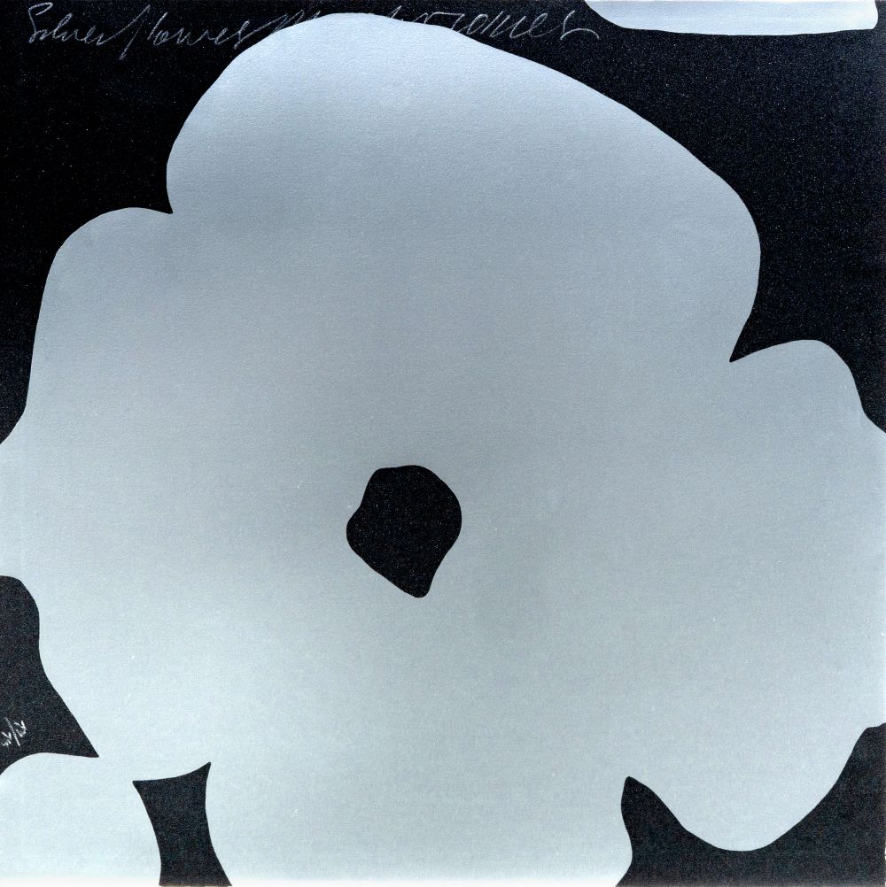 Donald Sultan - Silver Flower March 5