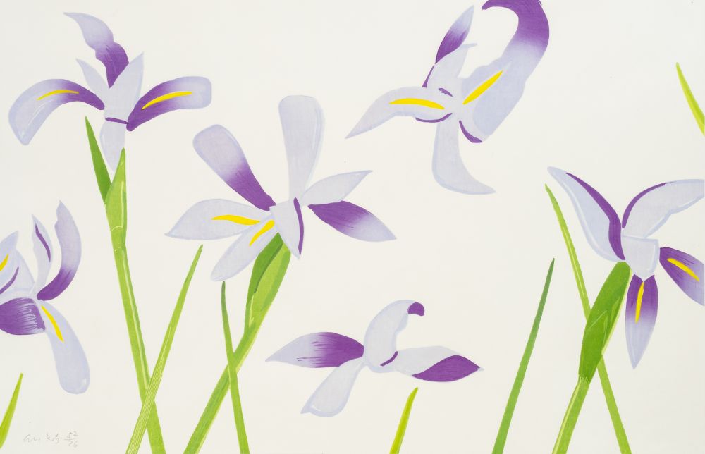 Alex Katz - Blue Flags