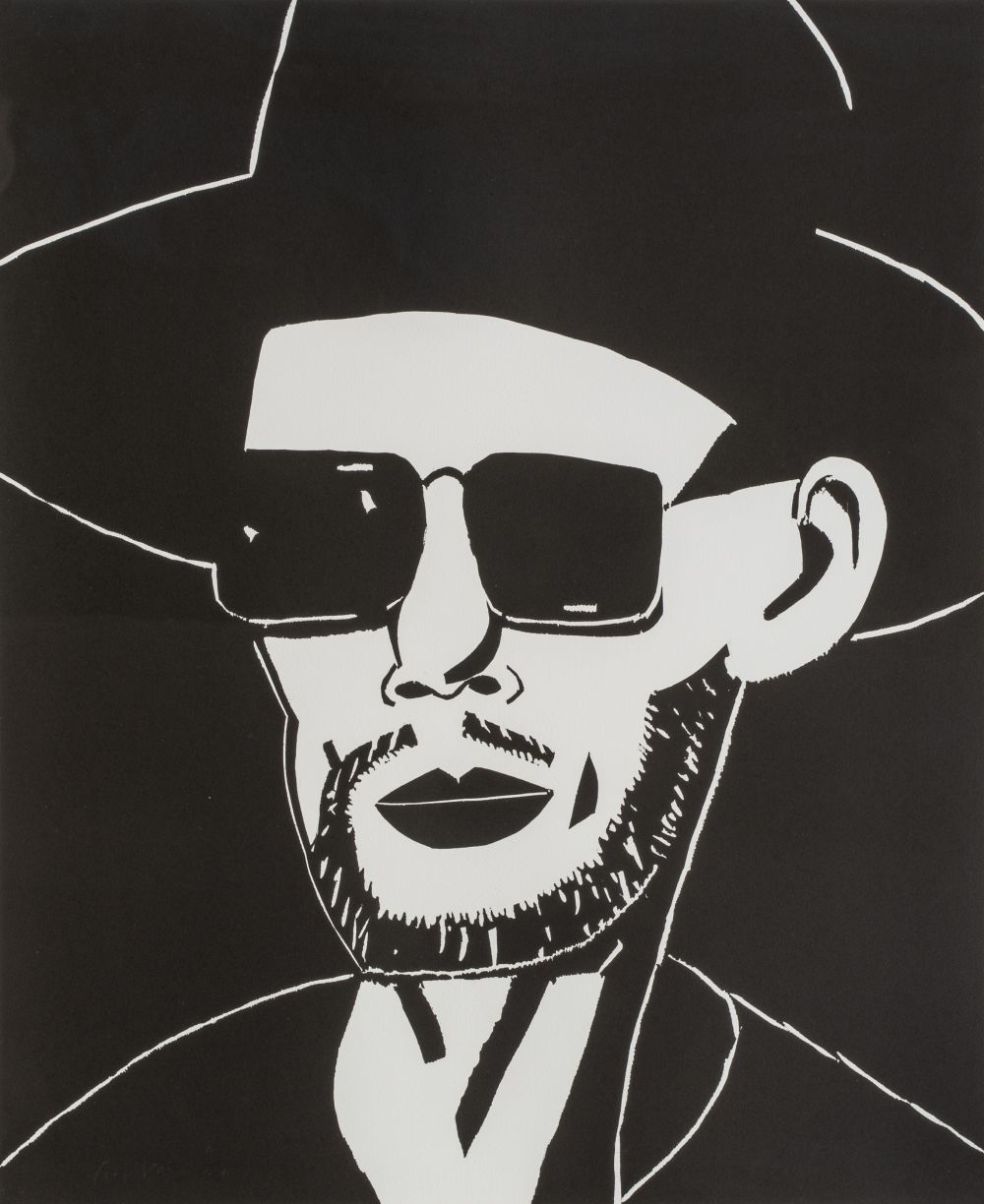 Alex Katz - Black Hat Tim