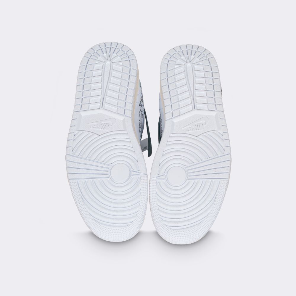 Pair of Nike Jordan 1 High x Virgil Abloh 'Alaska' Sneakers - image 8