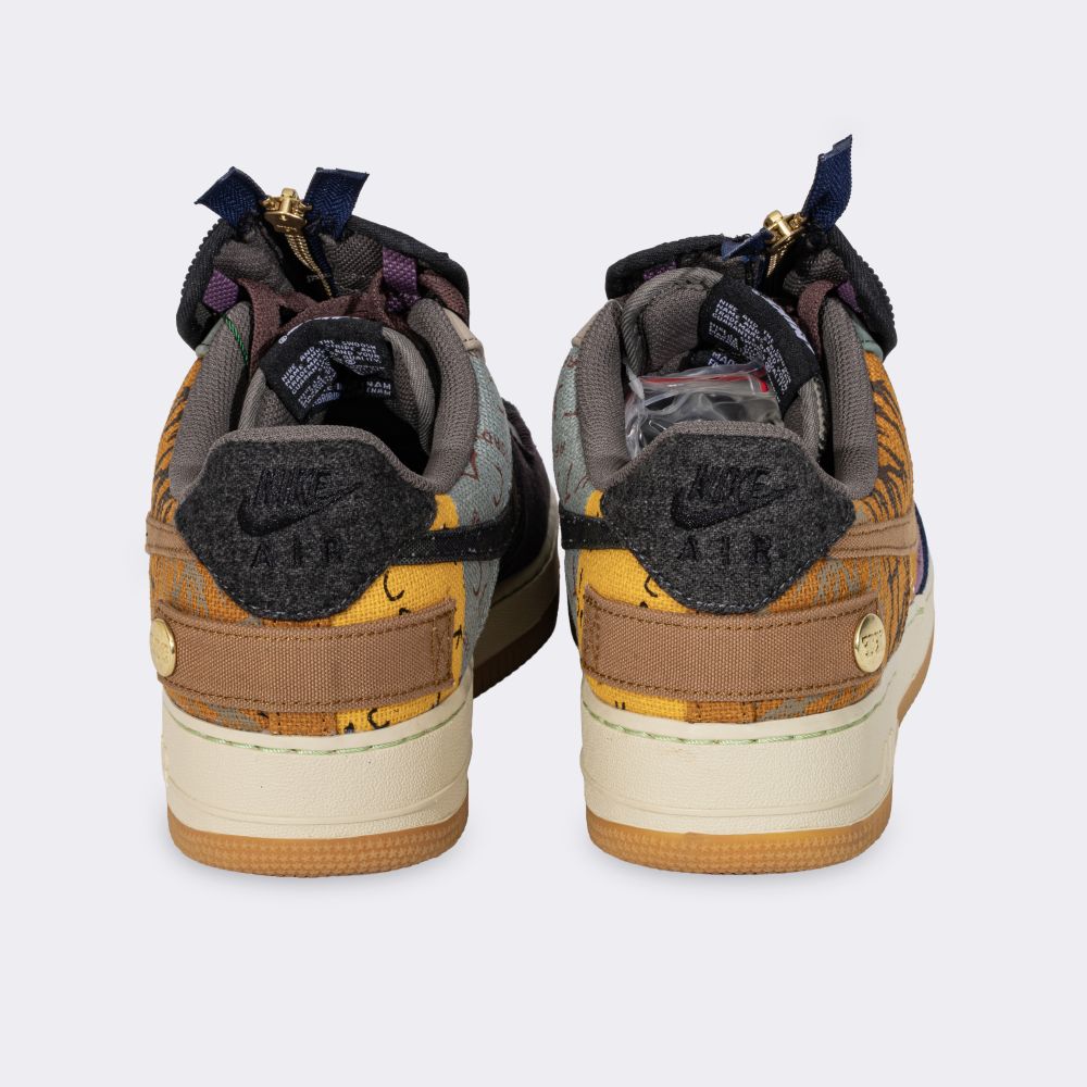 Pair of Nike x Travis Scott Air Force 1 'Cactus Jack' Sneakers - image 6