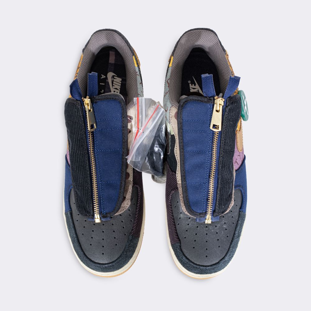 Pair of Nike x Travis Scott Air Force 1 'Cactus Jack' Sneakers - image 7