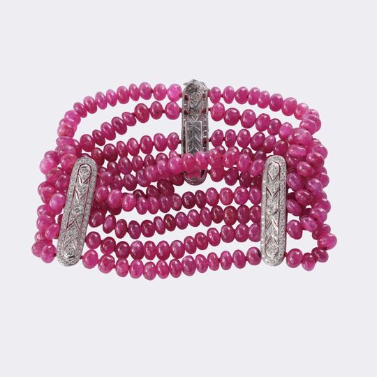 Ruby Diamond Bracelet
