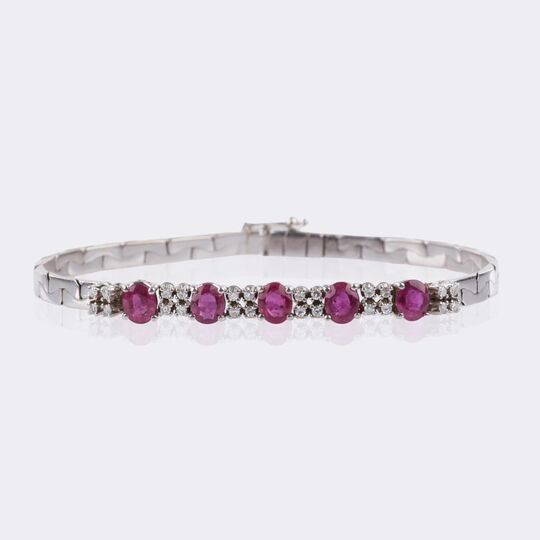 Rubin Diamant Armband