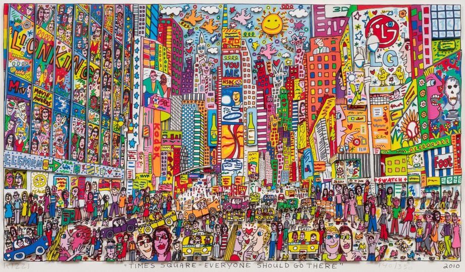 James Rizzi - Times Square - Everyone should go there