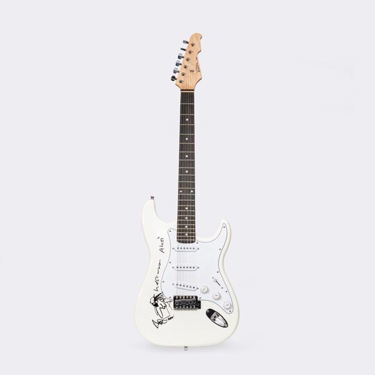 Udo Lindenberg - Hand-signed And Painted E-Guitar by Udo Lindenberg