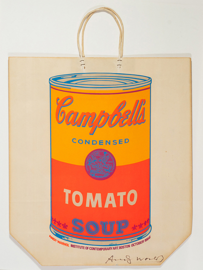 Andy Warhol - Campbell's Soup Can on Shopping Bag