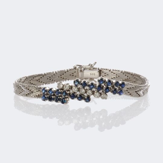 Sapphire Diamond Bracelet