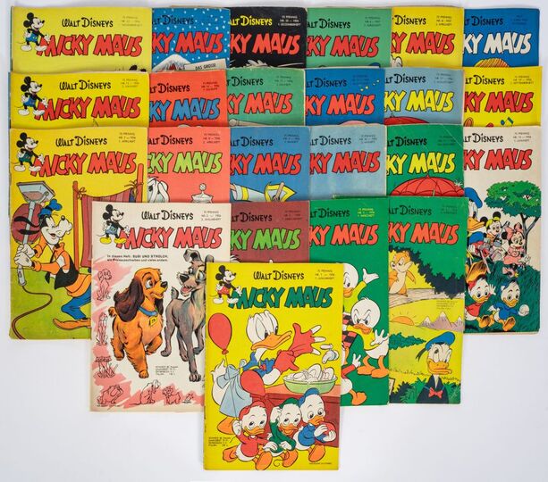 Walt Disney's Mickey Mouse Comics - Bundle 1956, 1957, 1958