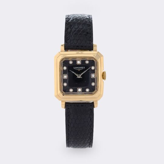  Longines - Vintage Wristwatch with Diamonds