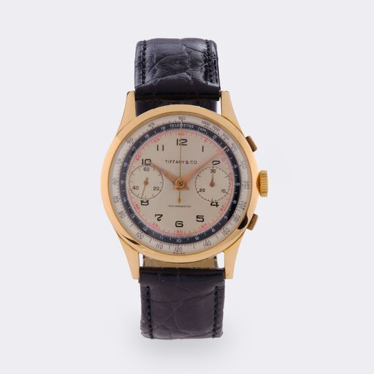  Tiffany & Co. - Vintage Men's Chronograph Wristwatch
