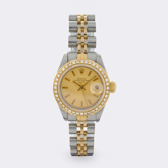  Rolex - Women's Wristwatch 'Datejust' with Diamonds