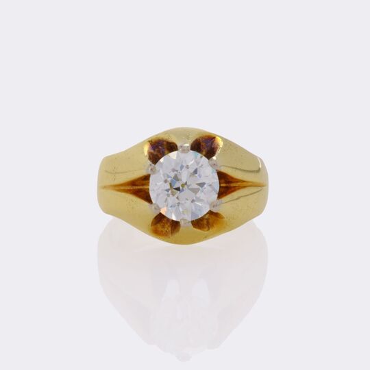 Old Cut Solitaire Ring
