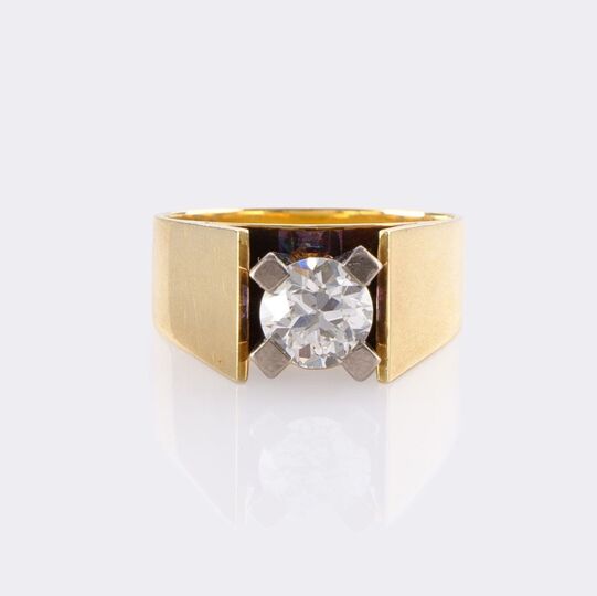 Old Cut Diamond Solitaire Ring