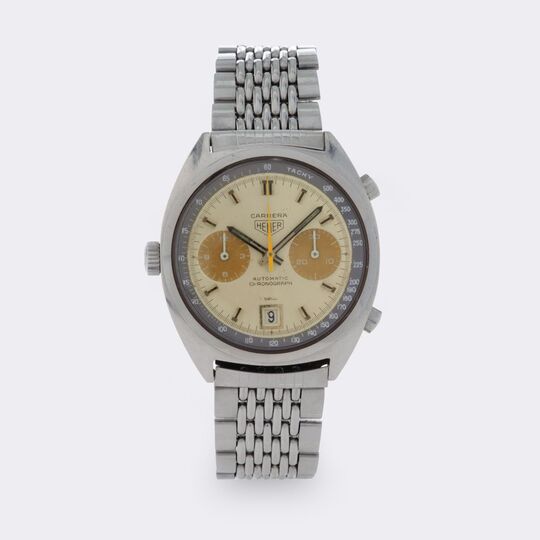  Heuer - Men's Wristwatch 'Chronograph' Tropical Dial