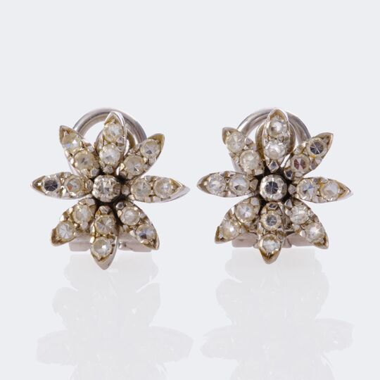 Pair of Diamond Earrings