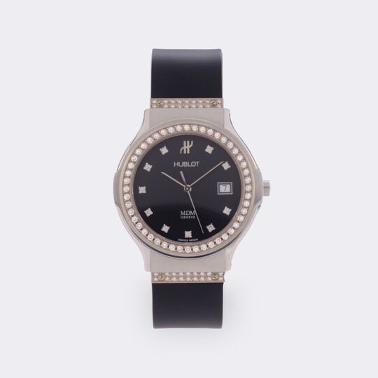  Hublot - Wristwatch 'Classic' with Diamonds