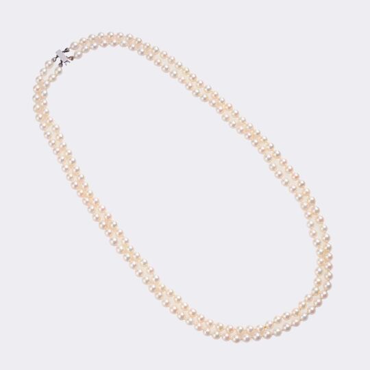 Two-row Pearl Necklace