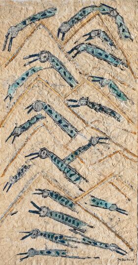 Eun Nim Ro - Turquoise Birds