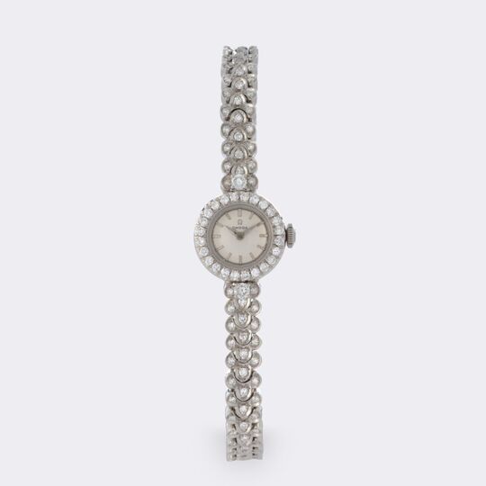  Omega - Fine Women's Wristwatch with Diamonds