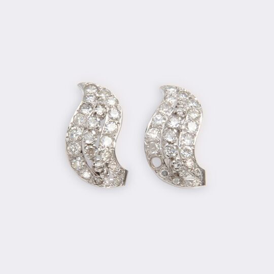 Pair of Diamond Earrings
