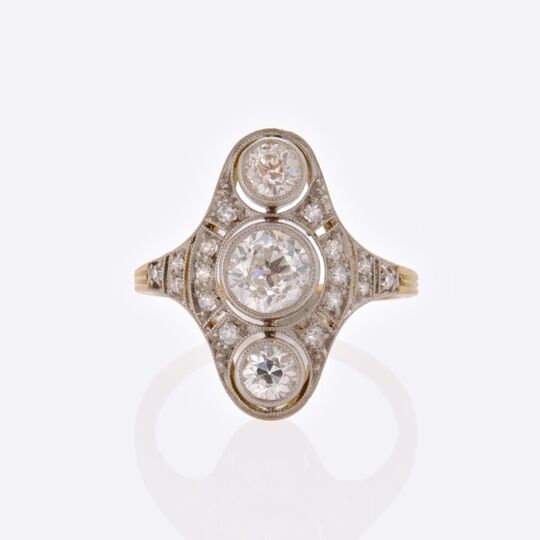 Art Nouveau Diamond Ring
