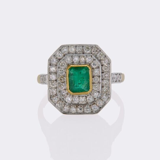 Emerald Diamond Ring