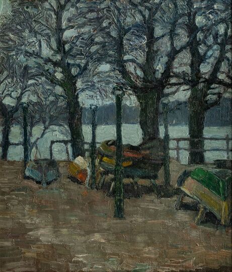Wilhelm Kohlhoff - By a Lake in Berlin