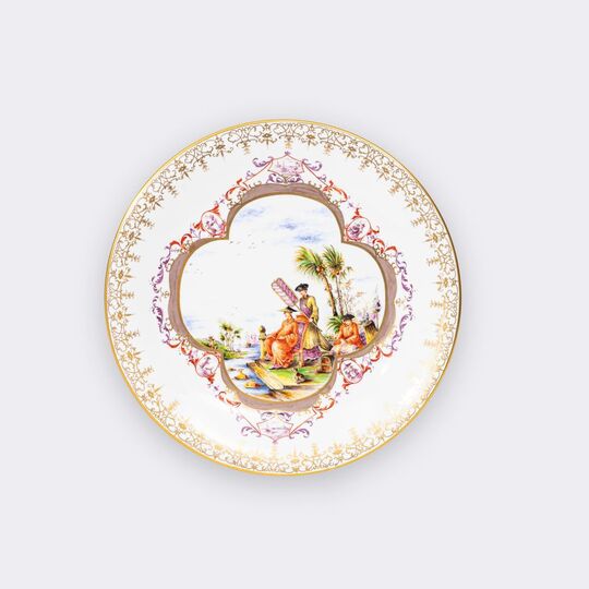 Large plate 'Chinoiserie'