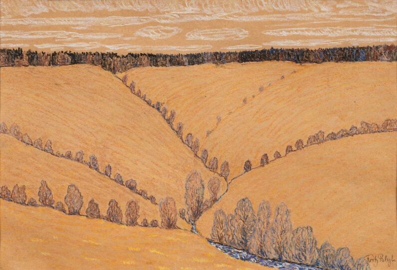 Fritz Bleyl - Creek in a Valley