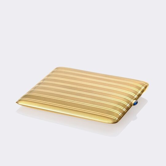  Cartier - Art Déco gold case from Antoine Gustave Renault
