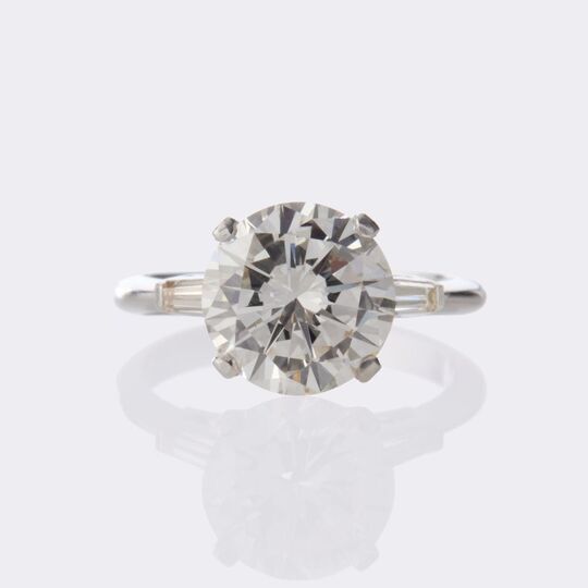 High Carat Solitaire Ring
