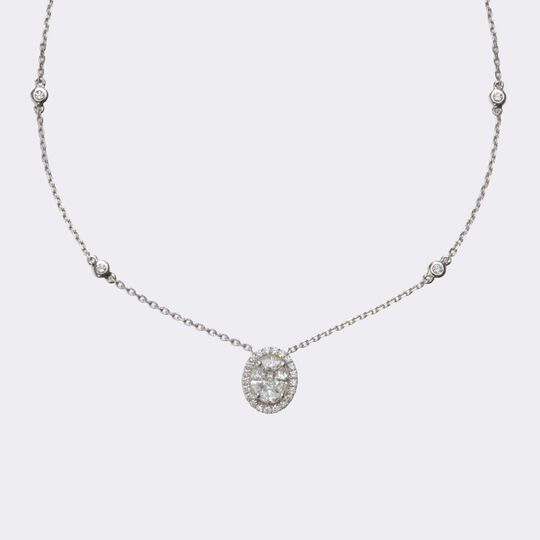 Diamant Anhänger an Kette