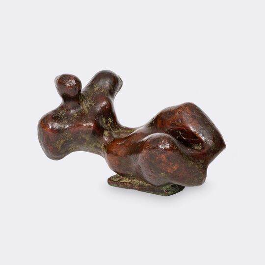 Curt Beckmann - Reclining nude