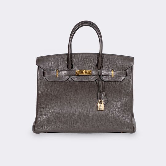  Hermès - Custom-made Birkin Bag 35 'Shooting Star'