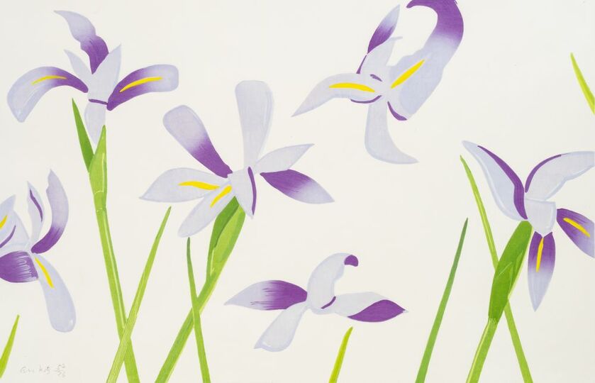 Alex Katz - Blue Flags