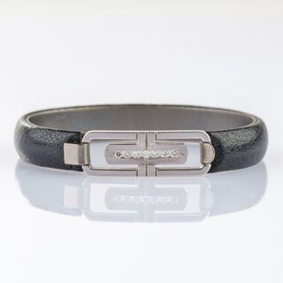Bulgari - Bangle 'Parentesi' with diamonds