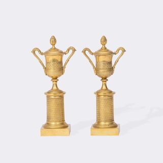  - A Pair of Fine Empire Cassolettes
