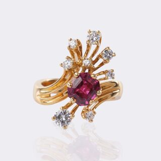  - Ruby Diamond Ring