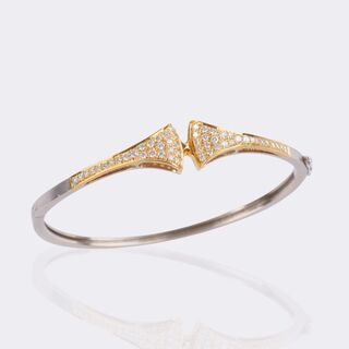  - Bicolor brilliant bangle